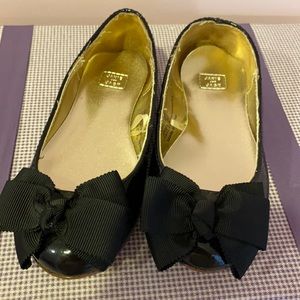 Janie and Jack Patent Leather Bow Size 9